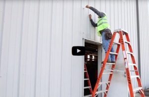 Metallic Products' instructional video offers step-by-step tips for door canopy installation