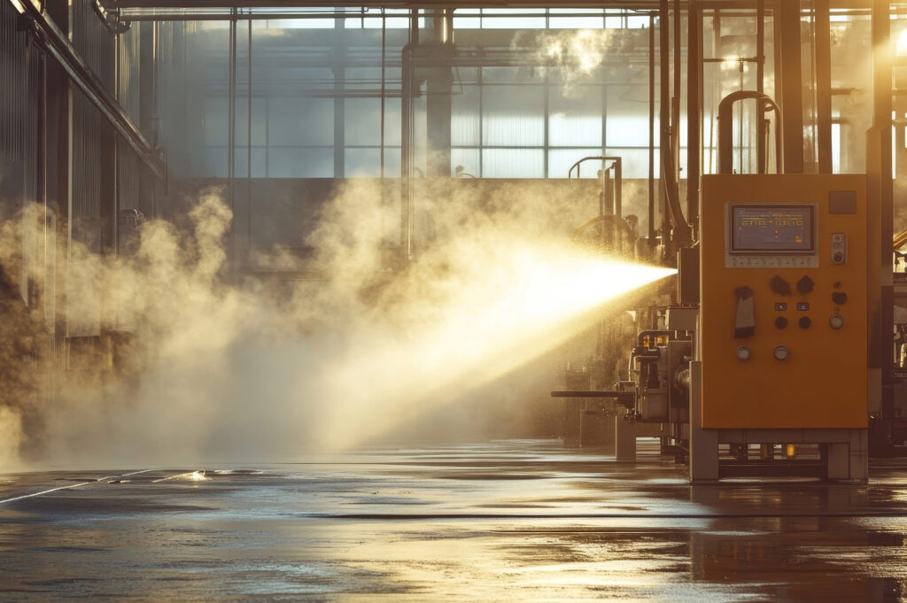 Humid conditions inside a steel metal building
