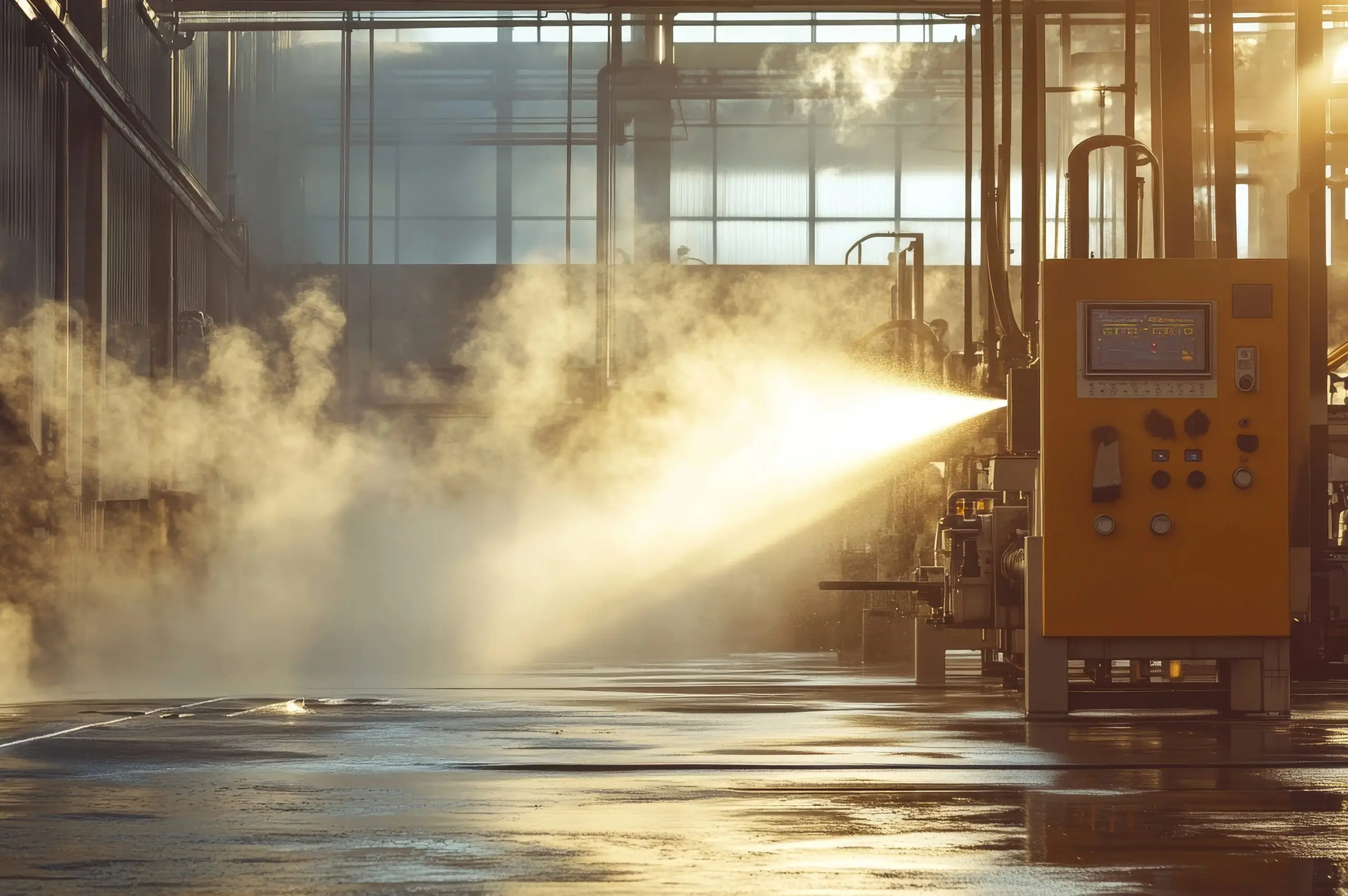 Humid conditions inside a steel metal building