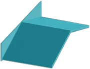 Blue ice shield canopy