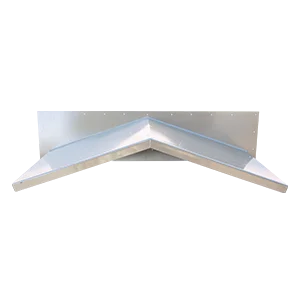 metal building ice shield canopy