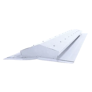 steel building low profile ridge vent