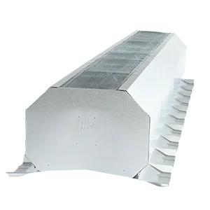 Steel continuous ridge vent